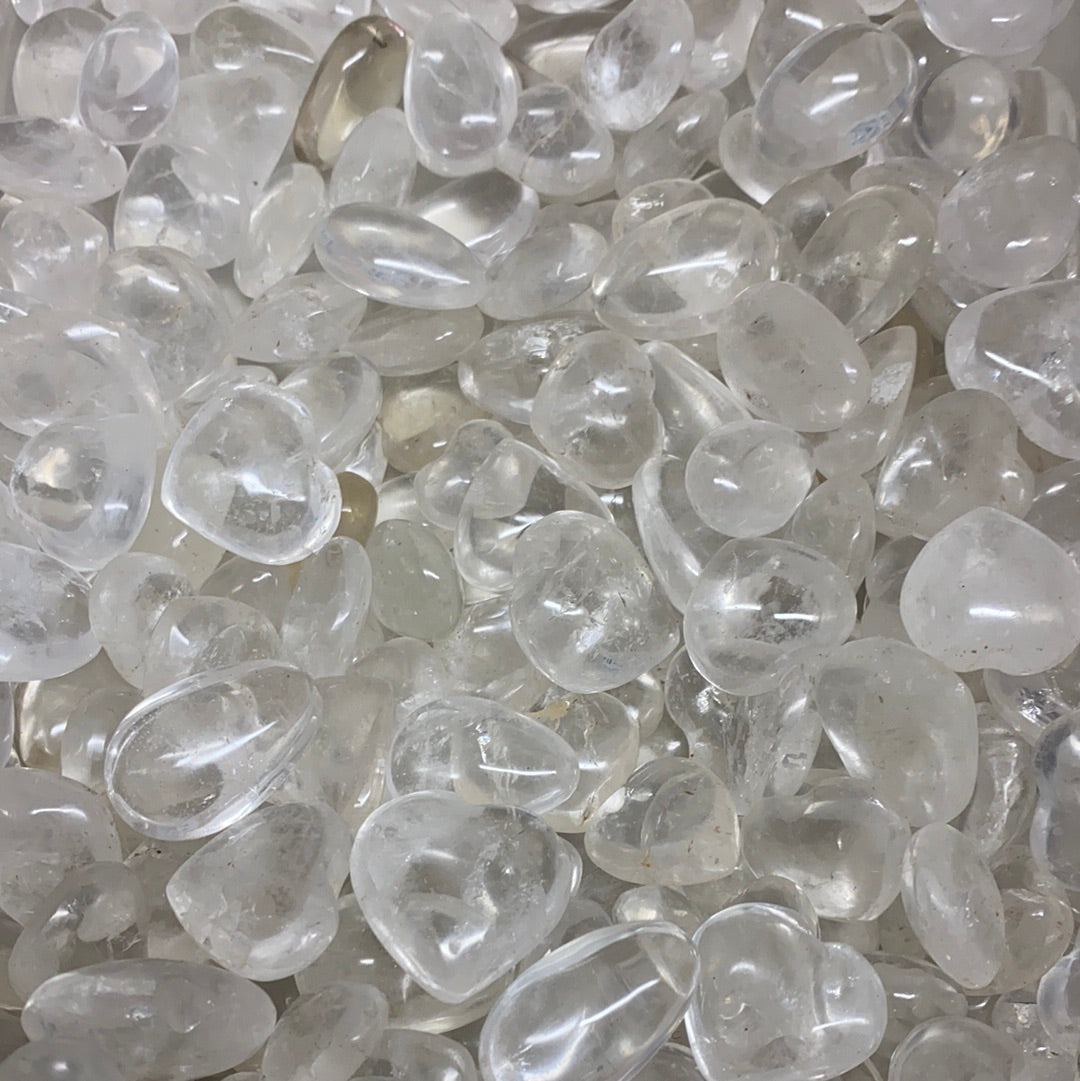 Clear Quartz Hearts and Round Cabs MMM